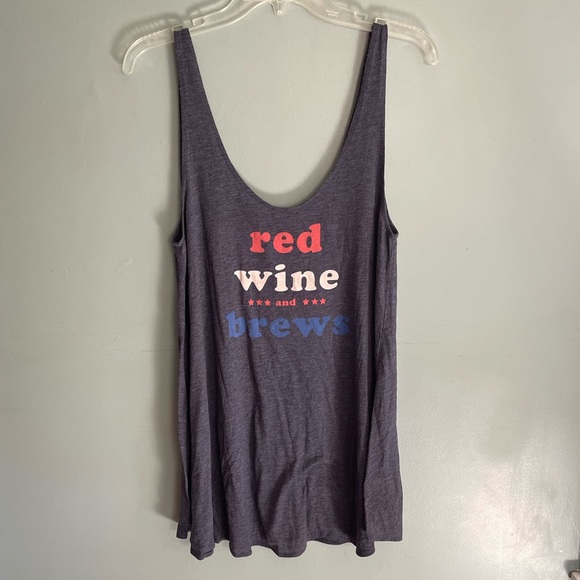 WildFox Red Wine And Brews Tank Top - Picture 2 of 7